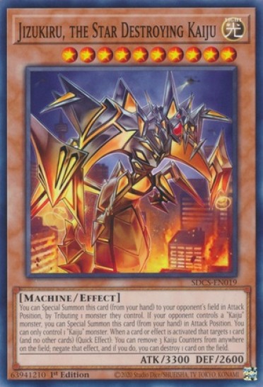 Jizukiru, the Star Destroying Kaiju (SDCS-EN019) - 1st Edition