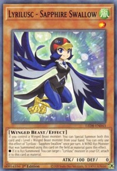 Lyrilusc - Sapphire Swallow (LED8-EN043) - 1st Edition