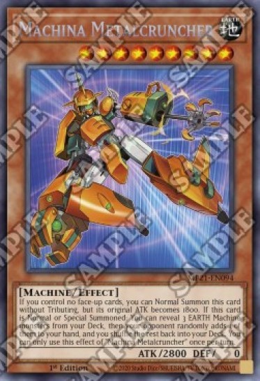 Machina Metalcruncher (MP21-EN094) - 1st Edition