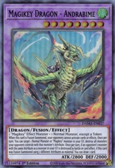 Magikey Dragon - Andrabime (DAMA-EN037) - 1st Edition