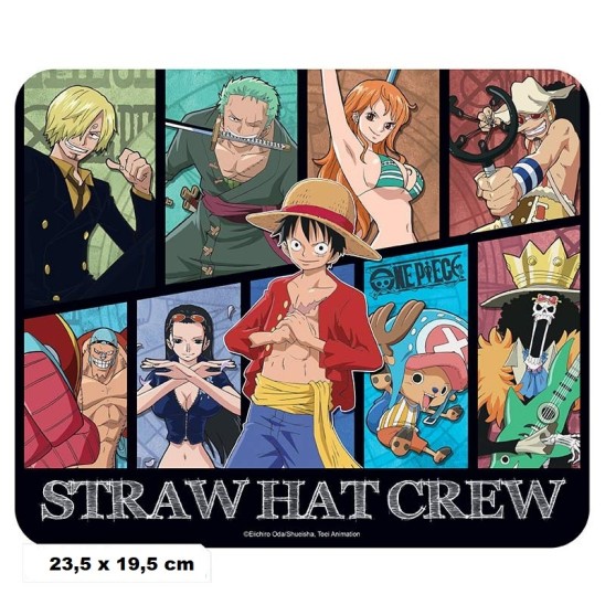 Mousepad Straw Hat Pirates Crew (Flexible)