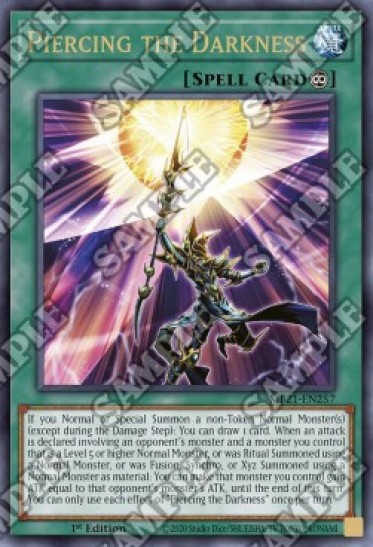 Piercing the Darkness (MP21-EN257) - 1st Edition