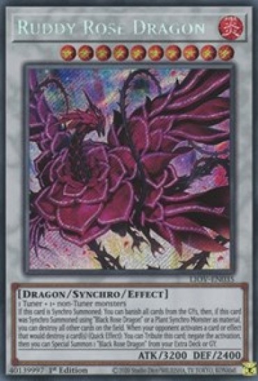 Ruddy Rose Dragon (LIOV-EN035) - 1st Edition