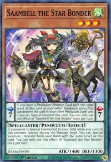 Saambell the Star Bonder (DAMA-EN030) - 1st Edition