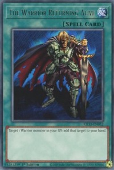 The Warrior Returning Alive (KICO-EN052) - 1st Edition