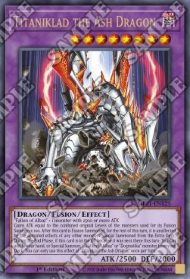 Titaniklad the Ash Dragon (MP21-EN125) - 1st Edition