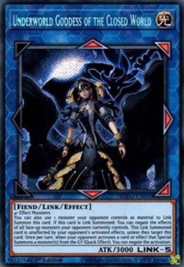 Underworld Goddess of the Closed World (BLVO-EN050) - 1st Edition