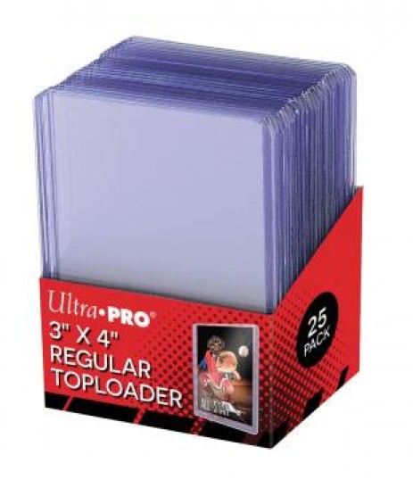Ultra Pro 3x4 Clear Regular Toploader (25 τεμάχια)