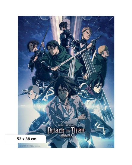 Αφίσα Attack on Titan Season 4 (52x38)