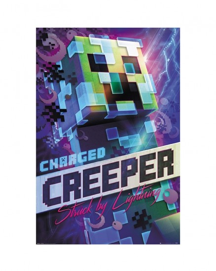 Αφίσα Charged Creeper (91x61)