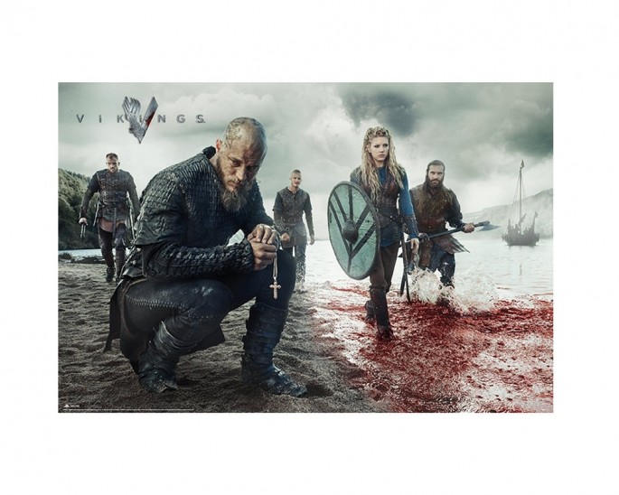 Αφίσα Vikings Blood Landscape (91x61)
