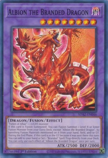 Albion the Branded Dragon (SDAZ-EN046) - 1st Edition