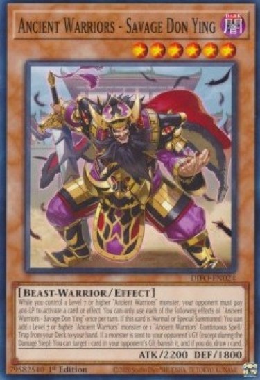 Ancient Warriors - Savage Don Ying (DIFO-EN024) - 1st Edition