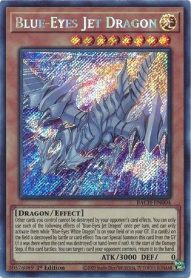 Blue-Eyes Jet Dragon (BACH-EN004) - 1st Edition