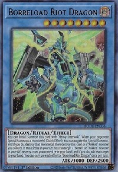 Borreload Riot Dragon (BODE-EN036) - 1st Edition