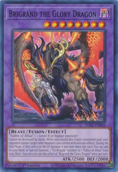 Brigrand the Glory Dragon (SDAZ-EN044) - 1st Edition