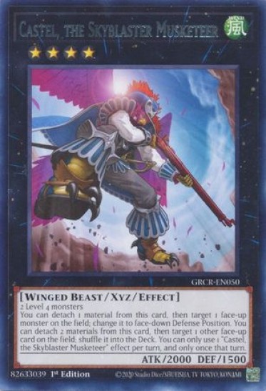 Castel, the Skyblaster Musketeer (GRCR-EN050) - 1st Edition