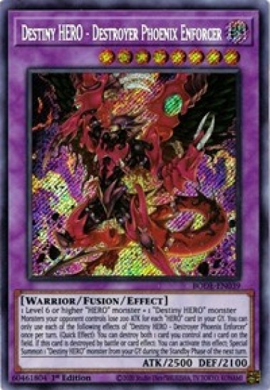 Destiny HERO - Destroyer Phoenix Enforcer (BODE-EN039) - 1st Edition