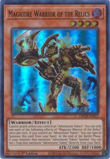 Magicore Warrior of the Relics (GRCR-EN027) - 1st Edition