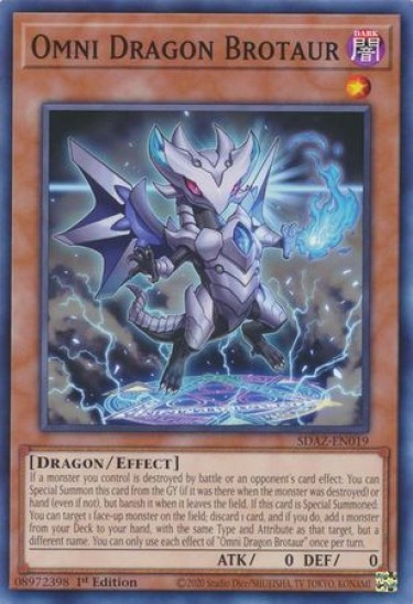 Omni Dragon Brotaur (SDAZ-EN019) - 1st Edition