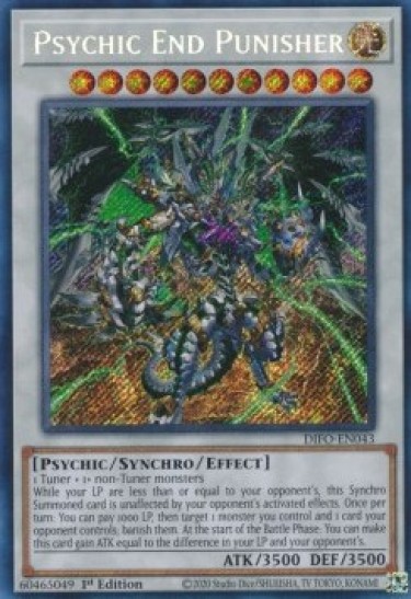 Psychic End Punisher (DIFO-EN043) - 1st Edition