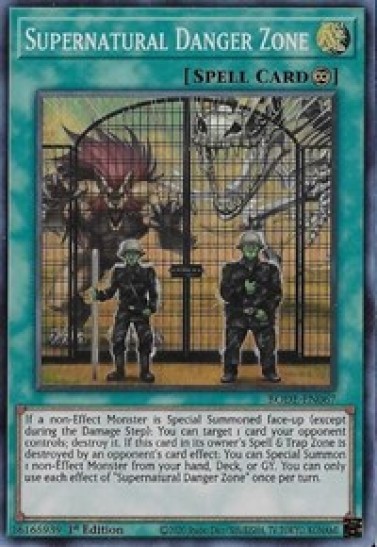 Supernatural Danger Zone (BODE-EN067) - 1st Edition