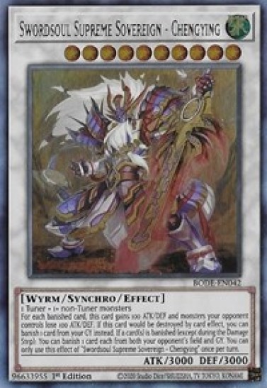 Swordsoul Supreme Sovereign - Chengying (BODE-EN042) - 1st Edition