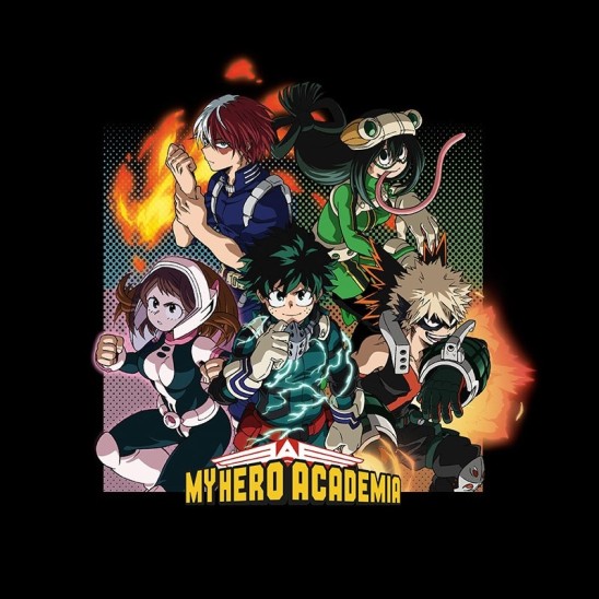 T-Shirt Academia Heroes