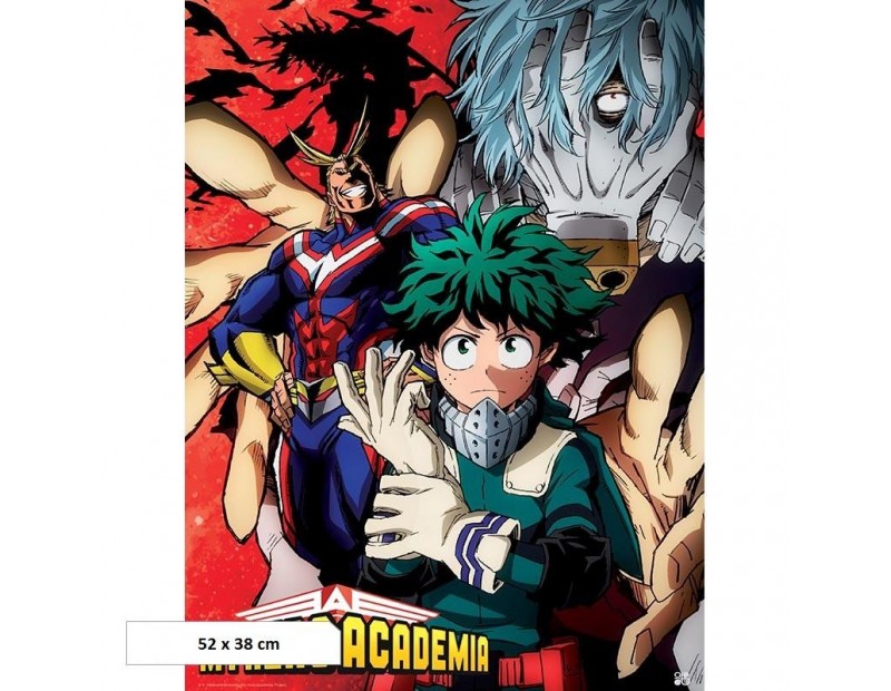 Αφίσα Deku and All Might vs Tomura (52x38)