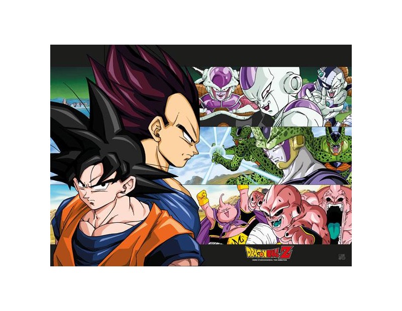 Αφίσα Goku + Vegeta + Enemies (38x52)