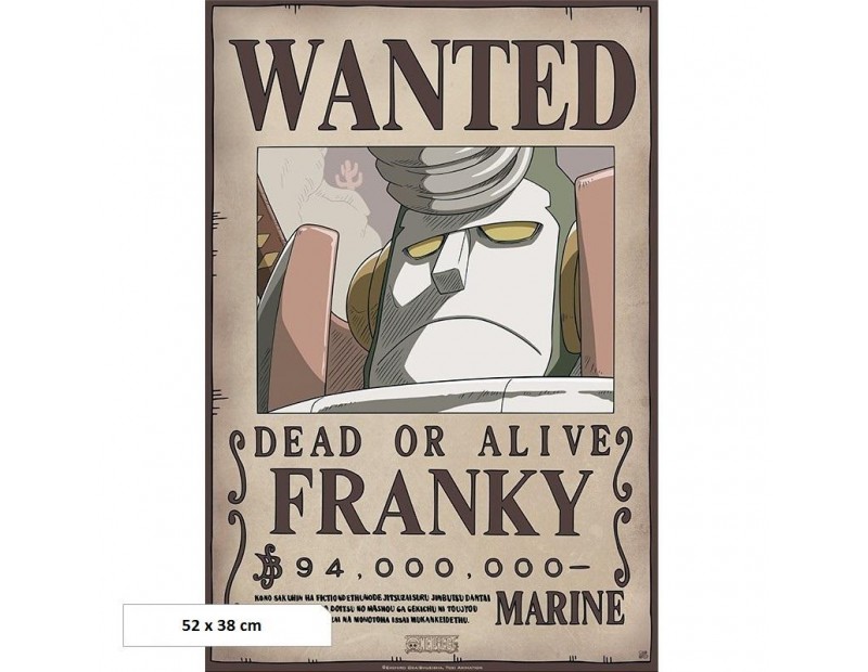 Αφίσα Wanted Franky 94M Beli (52x38)