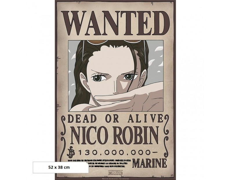 Αφίσα Wanted Nico Robin 130M Beli (52x38)