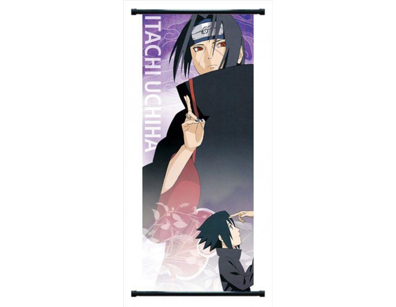 Wall Scroll Itachi and Sasuke (40x102)