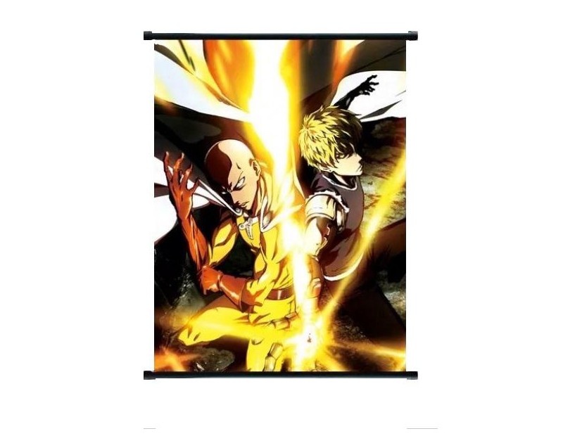 Wall Scroll Saitama + Genos (60x90)