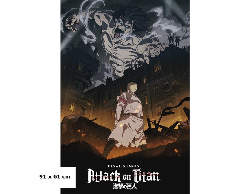 Αφίσα Attack on Titan Season 4 Key Art (91x61)