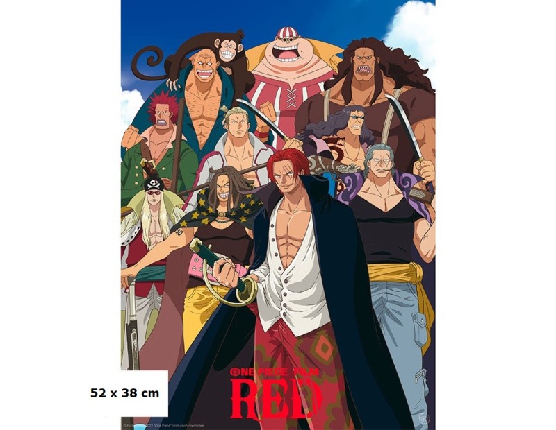 Αφίσα Red Hair Pirates (52x38)