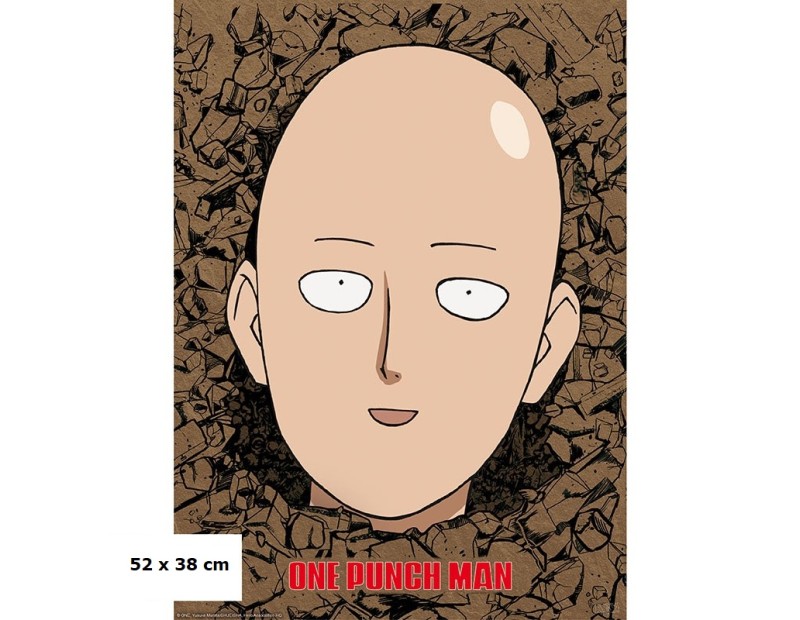Αφίσα Saitama's Head (52x38)