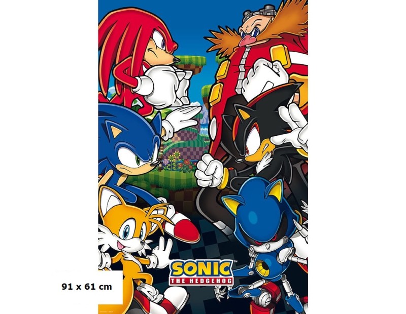 Αφίσα Sonic the Hedgehog Group (91x61)