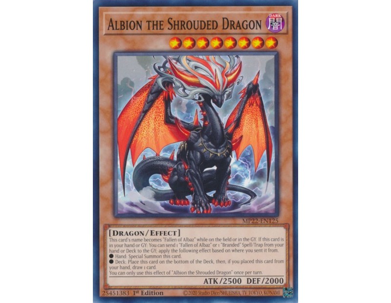 Albion the Shrouded Dragon (MP22-EN125) - 1st Edition