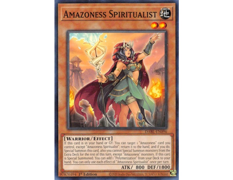 Amazoness Spiritualist (DABL-EN096) - 1st Edition