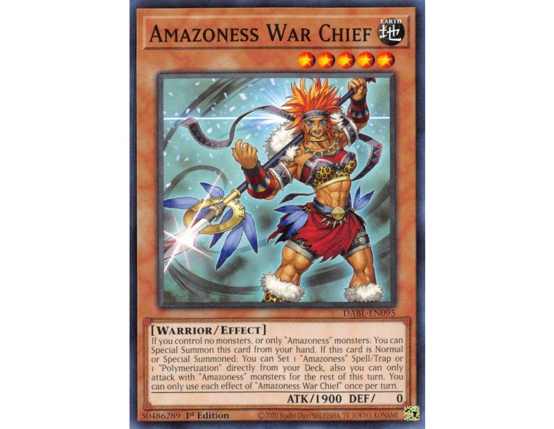 Amazoness War Chief (DABL-EN095) - 1st Edition
