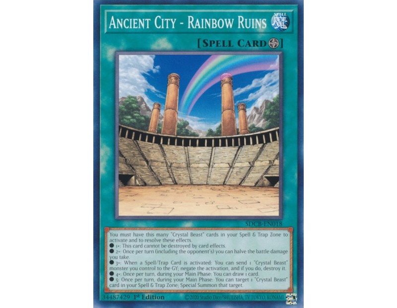 Ancient City - Rainbow Ruins (SDCB-EN018) - 1st Edition