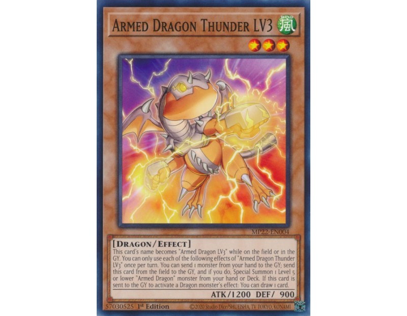 Armed Dragon Thunder LV3 (MP22-EN004) - 1st Edition