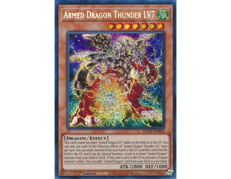 Armed Dragon Thunder LV7 (MP22-EN002) - 1st Edition