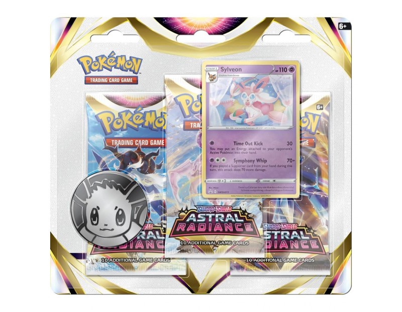 Astral Radiance Sylveon 3-Booster Blister (Pokemon TCG)