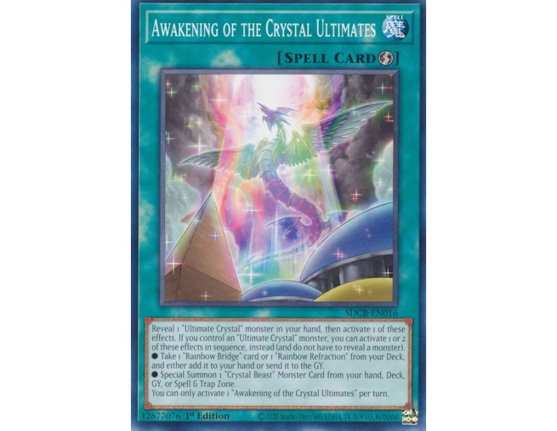 Awakening of the Crystal Ultimates (SDCB-EN016) - 1st Edition