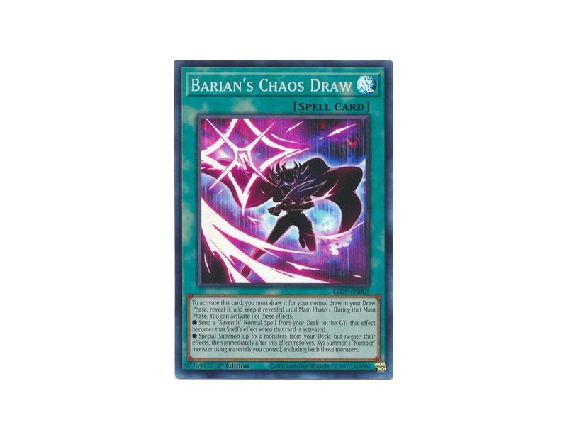 Barian's Chaos Draw (LED9-EN005) - 1st Edition