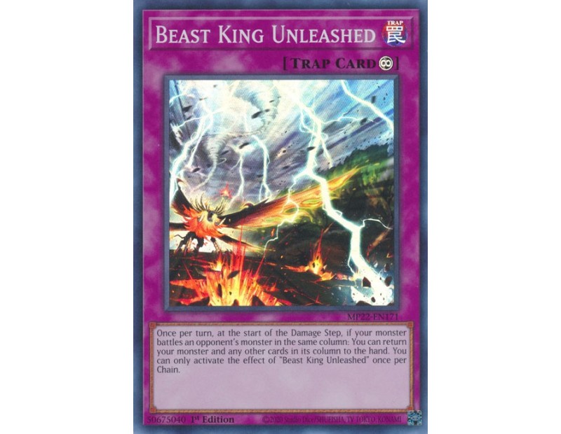 Beast King Unleashed (MP22-EN171) - 1st Edition