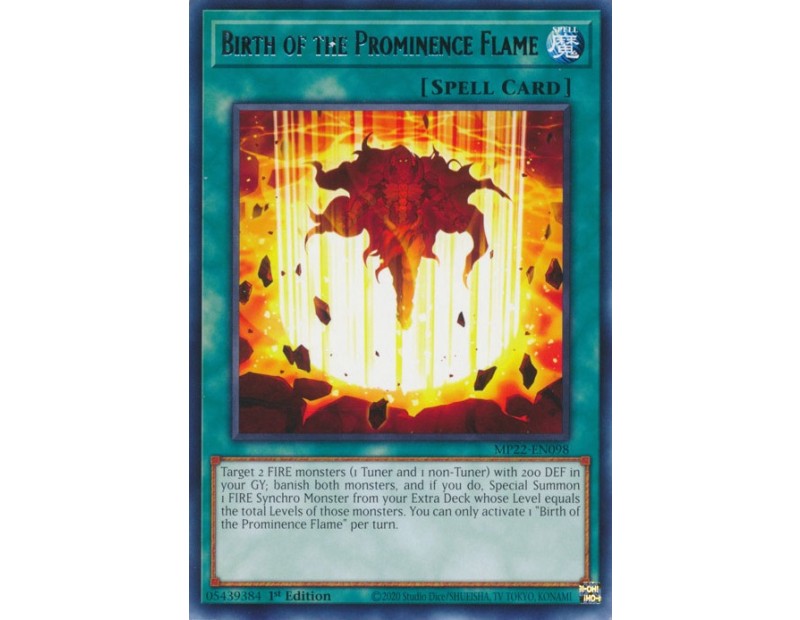 Birth of the Prominence Flame (MP22-EN098) - 1st Edition