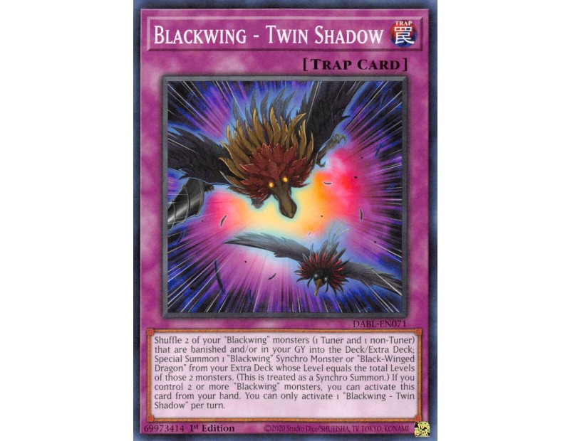 Blackwing - Twin Shadow (DABL-EN071) - 1st Edition